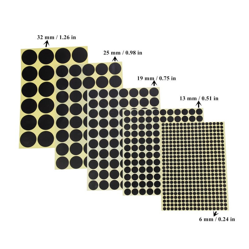Goodma Sticky Color Coding Labels Removable Small Circle Dot Stickers for Classroom Organization Decorations Yard Sale Calendar Planner, Assorted Sizes, 10 Colors, Total 50 Sheets - Image 2